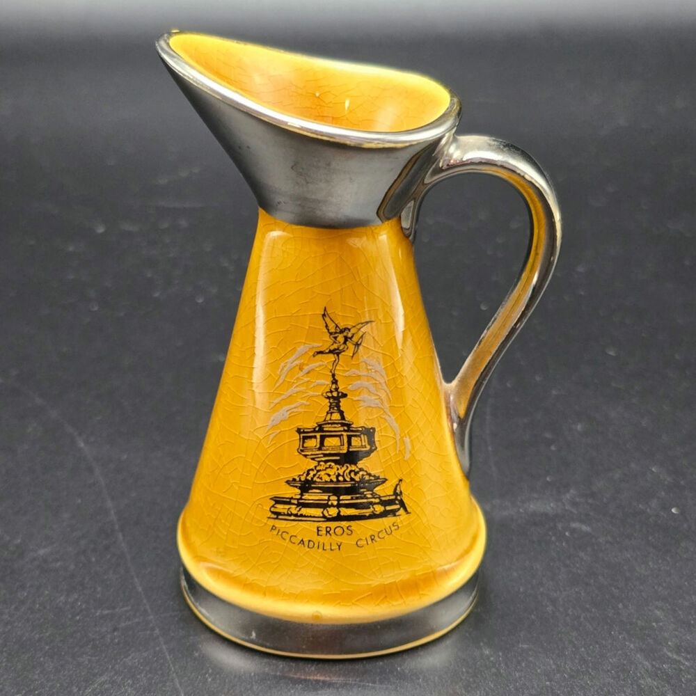 Vintage Wade England Mini Pitcher Eros Piccadilly Circus